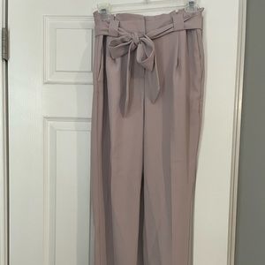 Express high waist paper bag dress pants